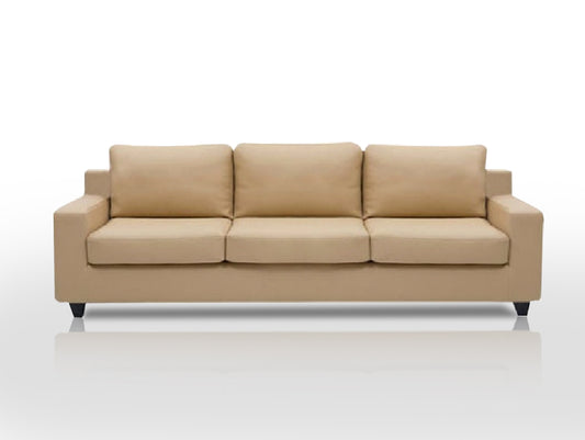 Three Seater Of Brown Sofa I Office, Homes I Finss Furniture